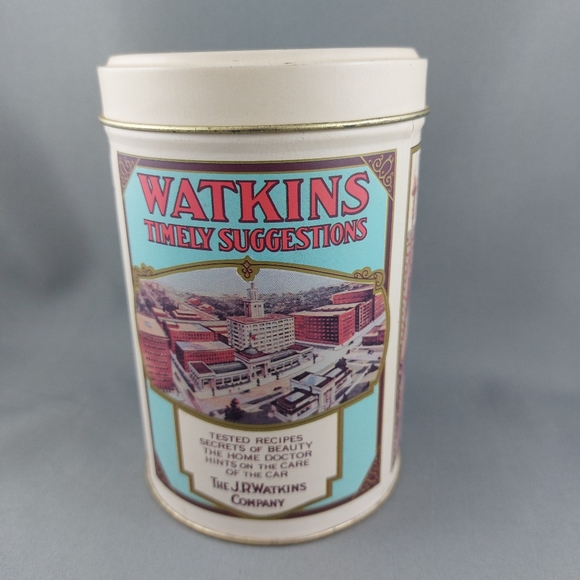 Vintage 1993 Watkins Heritage Tin Canister Set of 3 - Picture 11 of 16